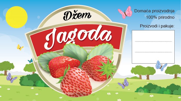 ETIKETA ZA DŽEM-003