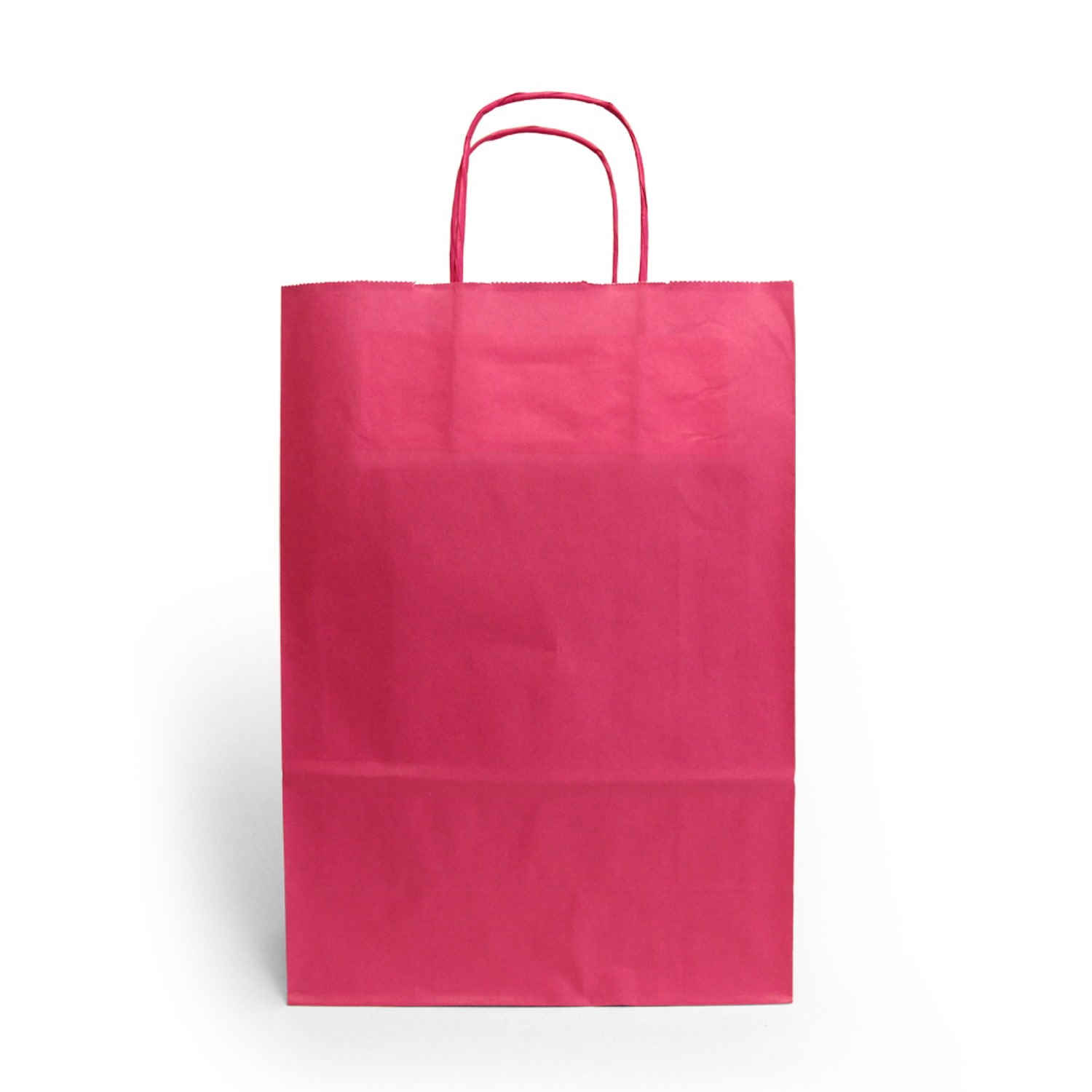 Papirnate vrećice s pletenom ručkom - ROZA - 220x100x310mm