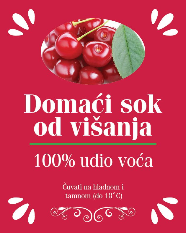 Etiketa za sok 002
