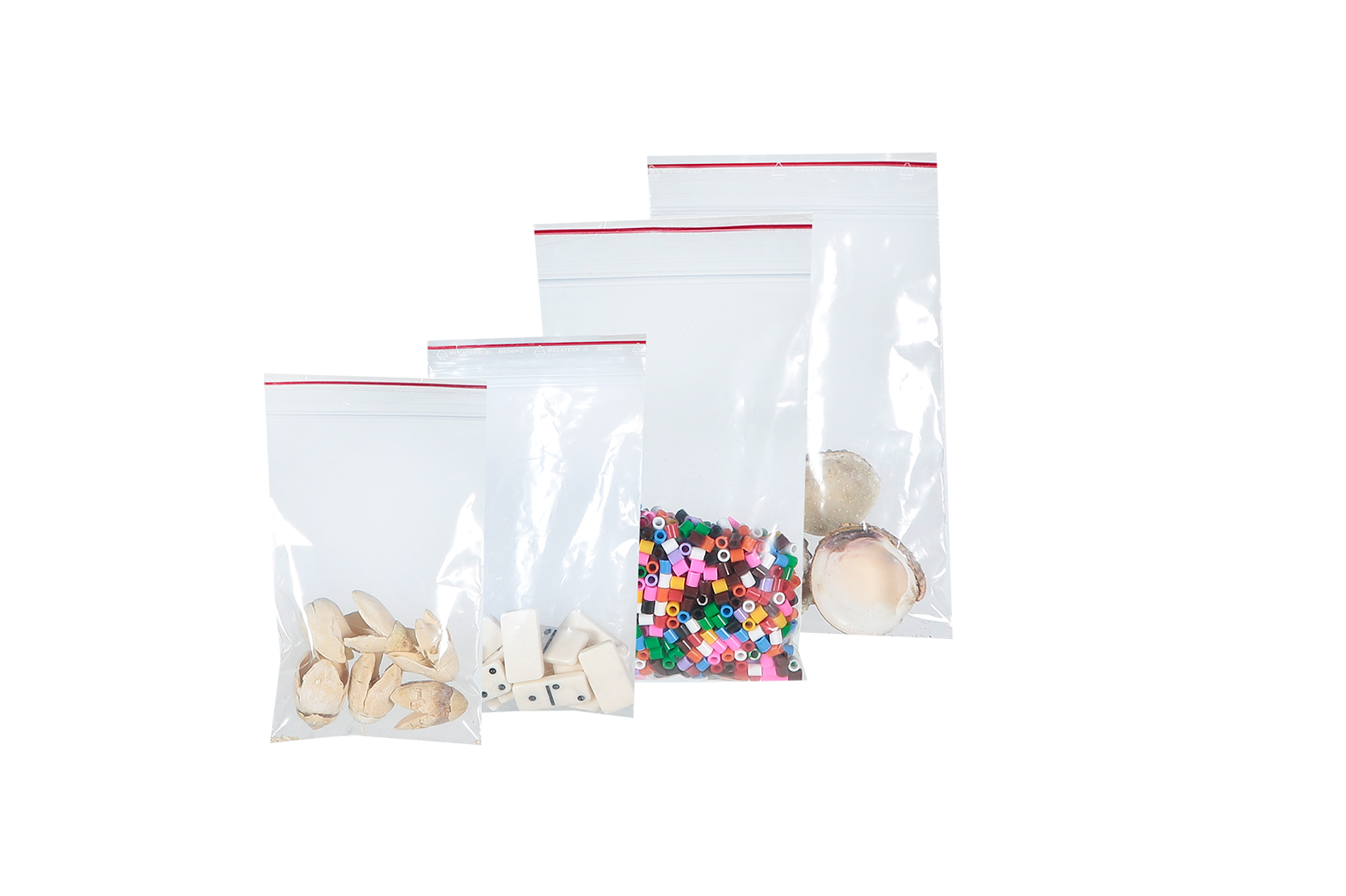 MECAFERM - VREĆICE S ZIP ZATVARAČEM 0,050 mm, 100x125x0,050mm