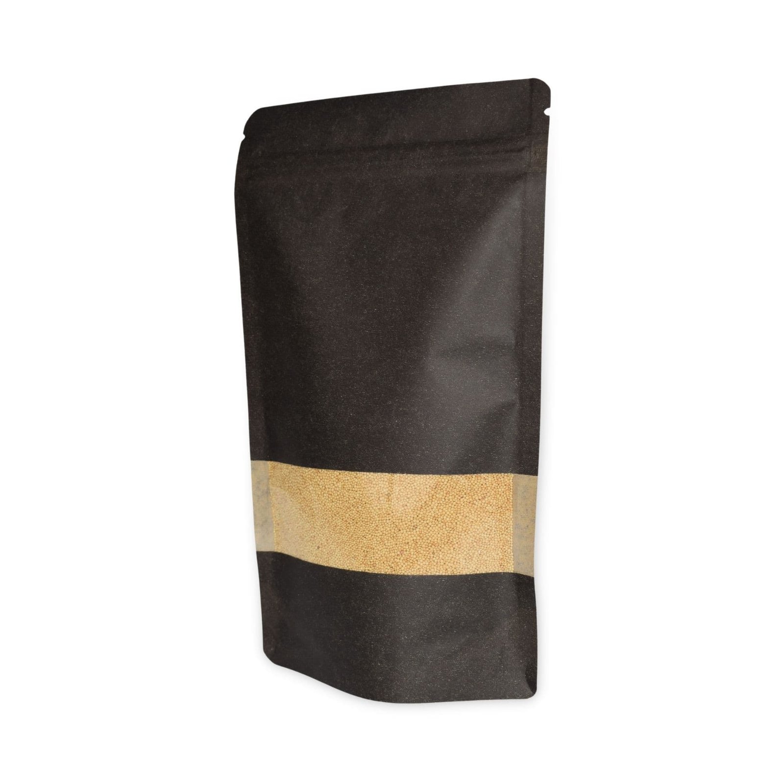 Crne kraft vrećice sa zip zatvaračem 85x50x140mm